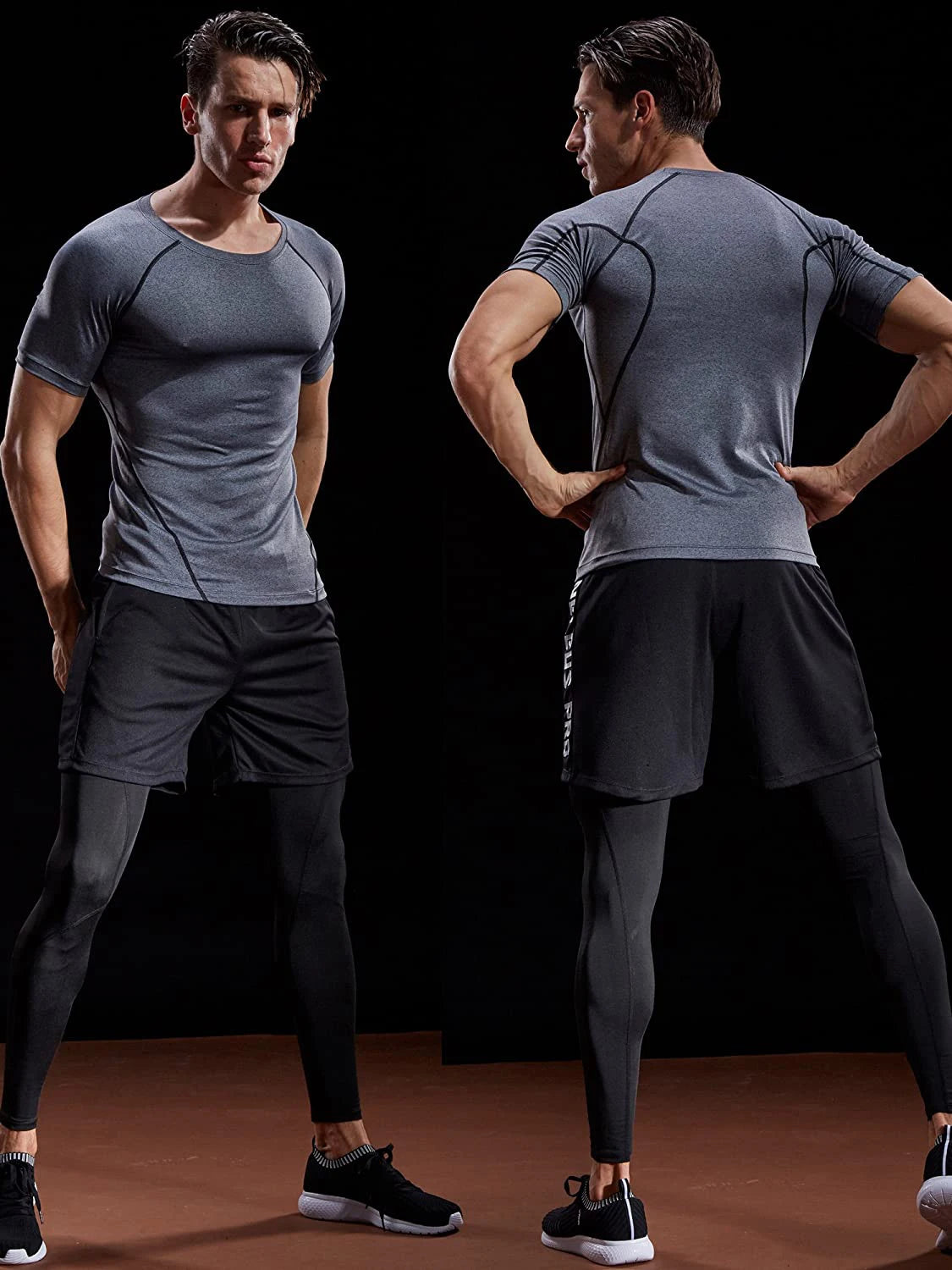 Elastic Quick Dry Compression Running Sportswear