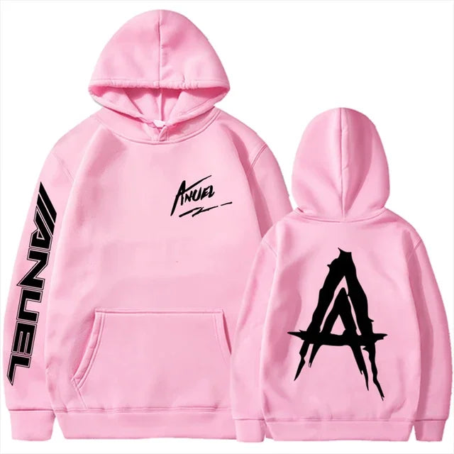 Anuel AA Real Hasta La Muerte Print Hoodies (Colorfull)