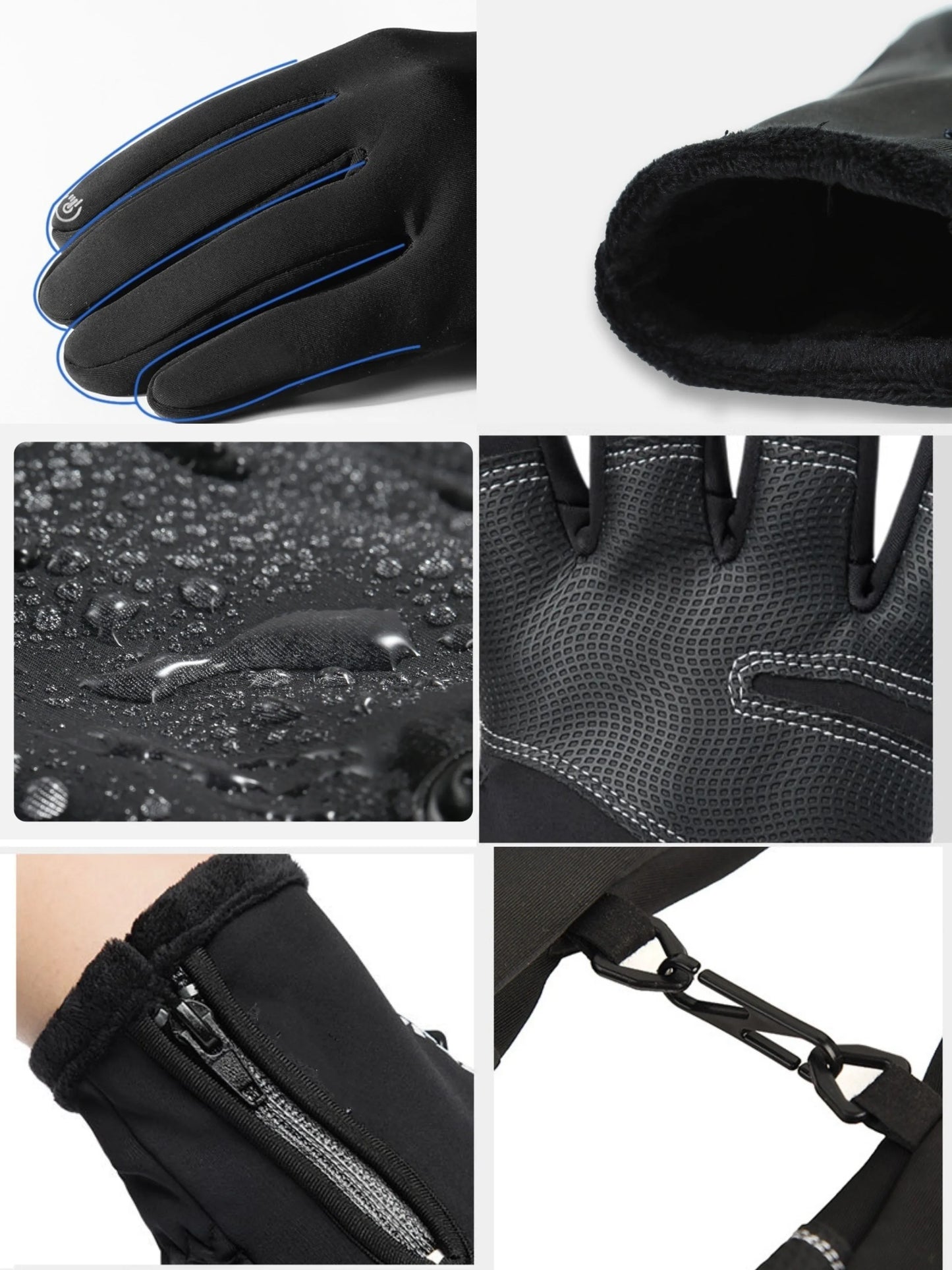 Guantes impermeables de invierno