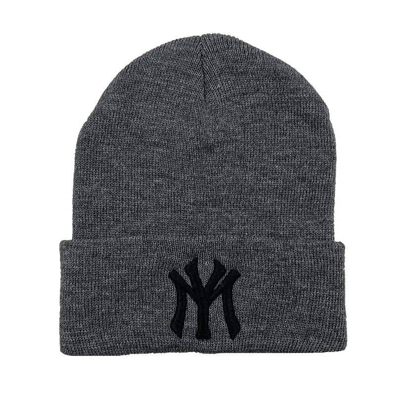 WY Letter Embroidery Beanie