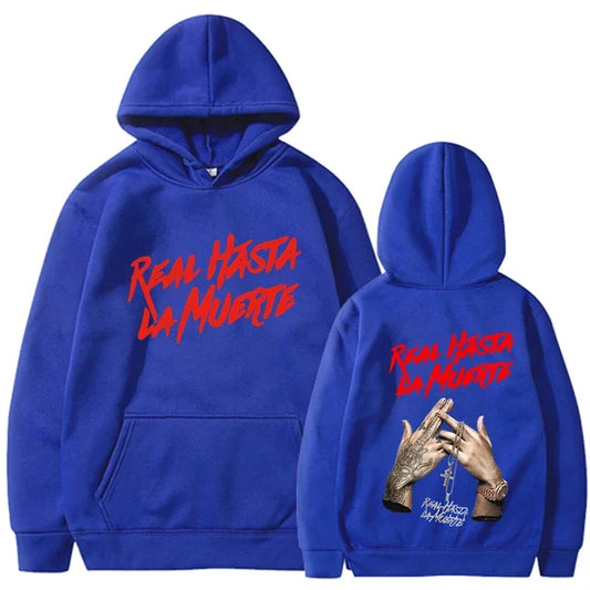 Anuel AA Real Hasta La Muerte Print Hoodies (Colorfull)