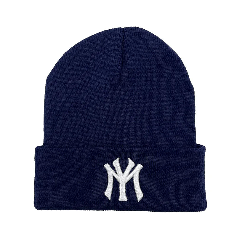 WY Letter Embroidery Beanie